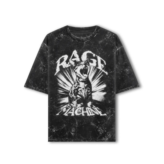 RAGE MACHINE! - Relaxed Fit Acid Washed Tee